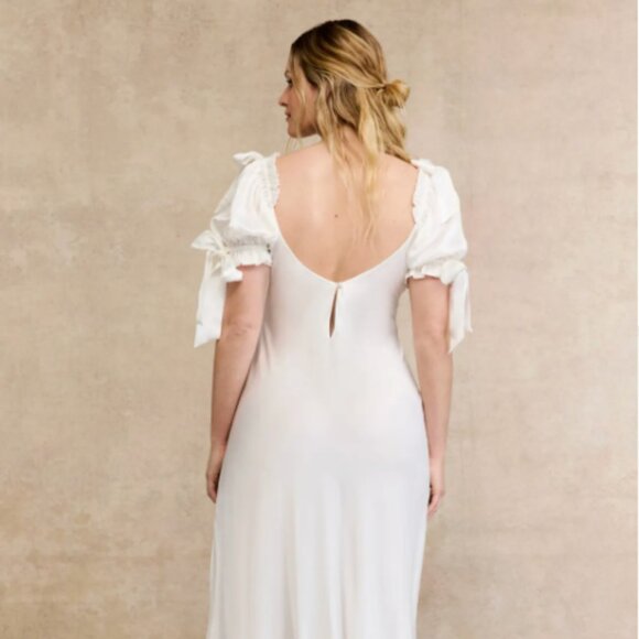 Selkie Poet Slip Dress in Ivory - Picture 5 of 5